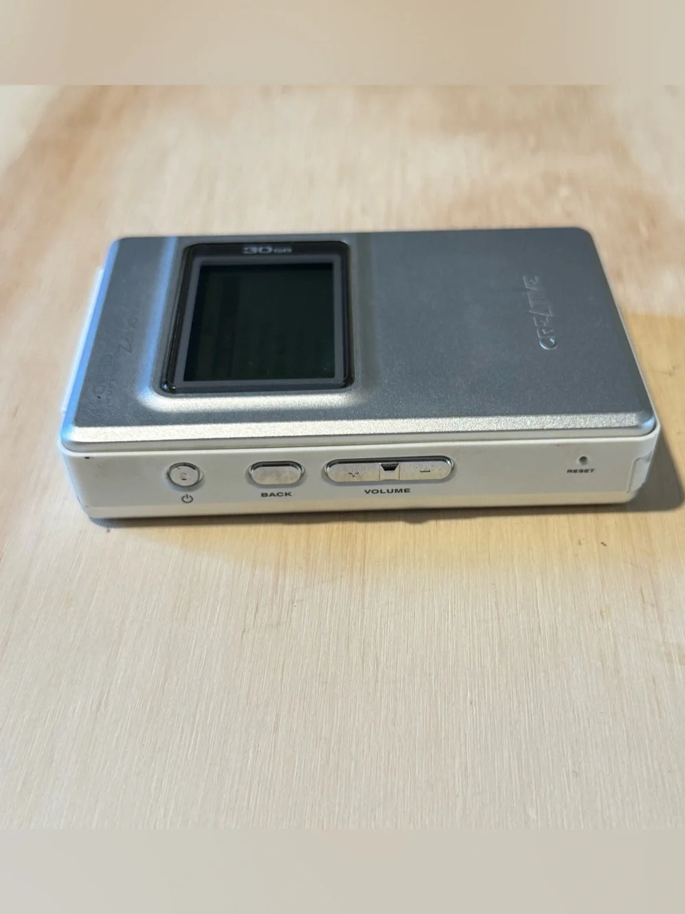Creative Nomad Jukebox Zen MP3 Player Turns On UNTESTED 30GB NoCharger Read Info